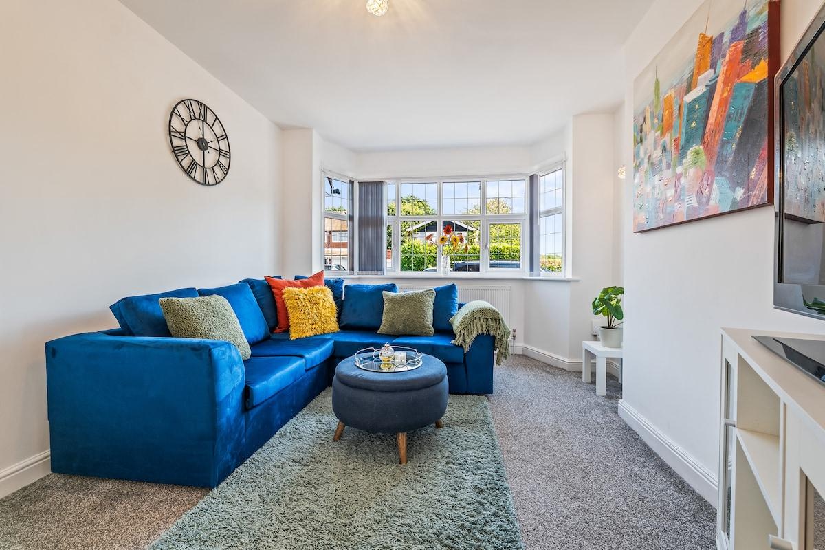 4BR Home | JLR, NEC & Airport | 6 Beds | HS2